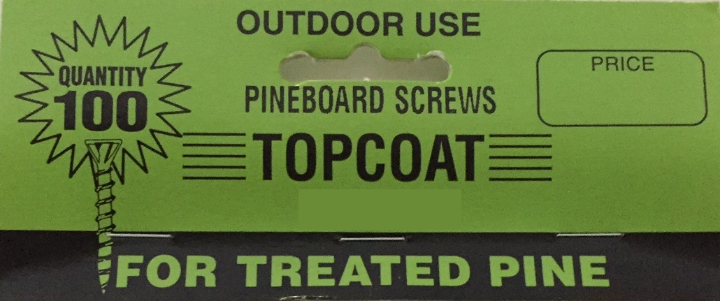Treated Pine Screws